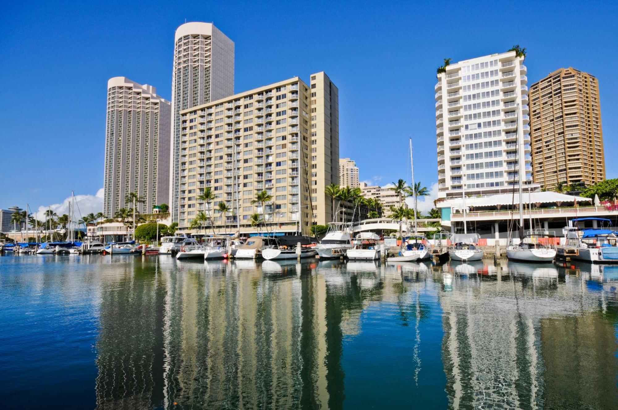 Ilikai Marina 1091 City View Studio Daire Honolulu Dış mekan fotoğraf